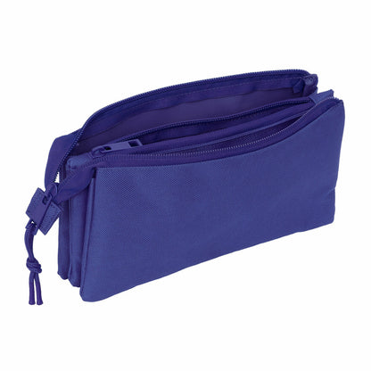 Penar triplu Atlético Madrid Albastru închis 22 x 12 x 3 cm - Birou și papetărie, Material școlar și educațional