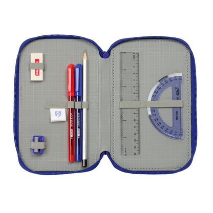 Penar Triplu Atlético Madrid Albastru Alb Roșu 12,5 x 19,5 x 5,5 cm 37 Piese - Birou și papetărie, Material școlar și educațional