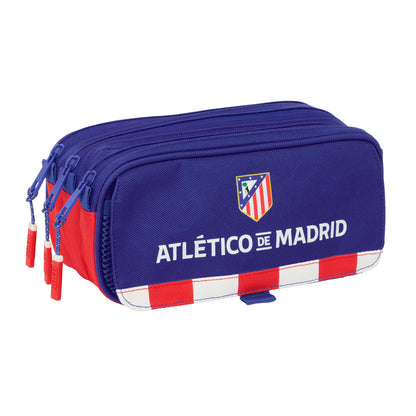 Penar triplu Atlético Madrid Albastru Alb Roșu 21,5 x 10 x 8 cm - Birou și papetărie, Material școlar și educațional