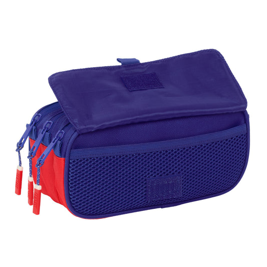 Penar triplu Atlético Madrid Albastru Alb Roșu 21,5 x 10 x 8 cm - Birou și papetărie, Material școlar și educațional