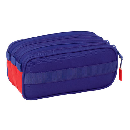 Penar triplu Atlético Madrid Albastru Alb Roșu 21,5 x 10 x 8 cm - Birou și papetărie, Material școlar și educațional