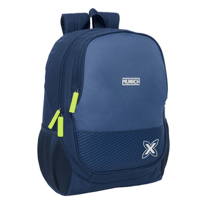 Ghiozdan Munich Blue indigo 32 x 44 x 16 cm - Birou și papetărie, Material școlar și educațional