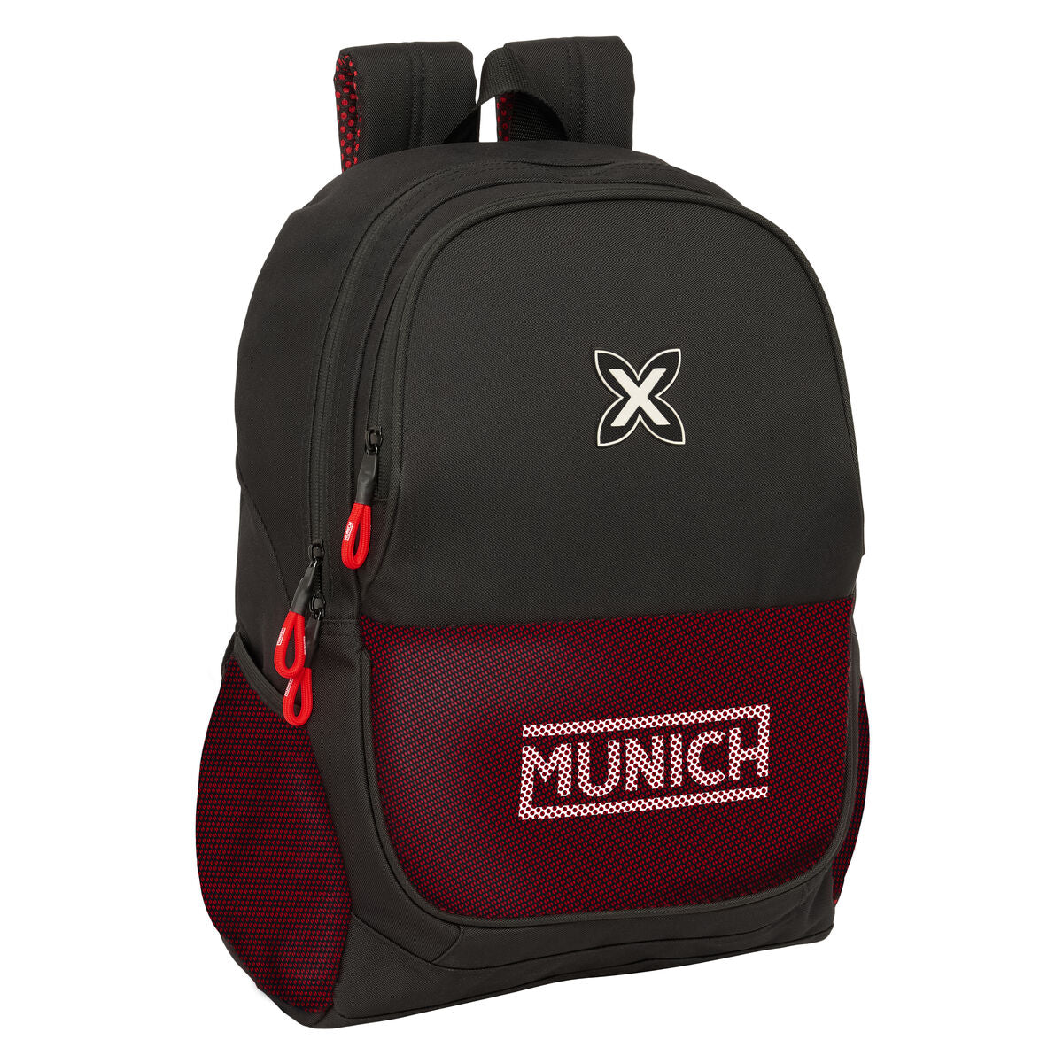 Ghiozdan Munich Vulcan Negru 32 x 44 x 16 cm - Birou și papetărie, Material școlar și educațional