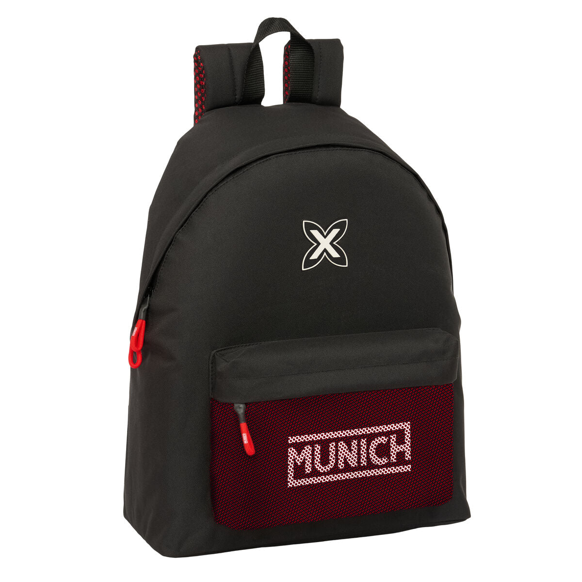 Ghiozdan Munich Vulcan Negru 33 x 42 x 15 cm - Birou și papetărie, Material școlar și educațional