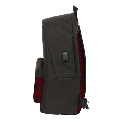 Ghiozdan Munich +usb munich Negru 31 x 44 x 18 cm - Birou și papetărie, Material școlar și educațional