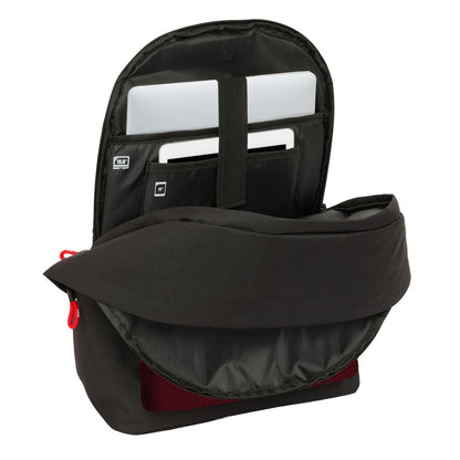 Ghiozdan Munich +usb munich Negru 31 x 44 x 18 cm - Birou și papetărie, Material școlar și educațional