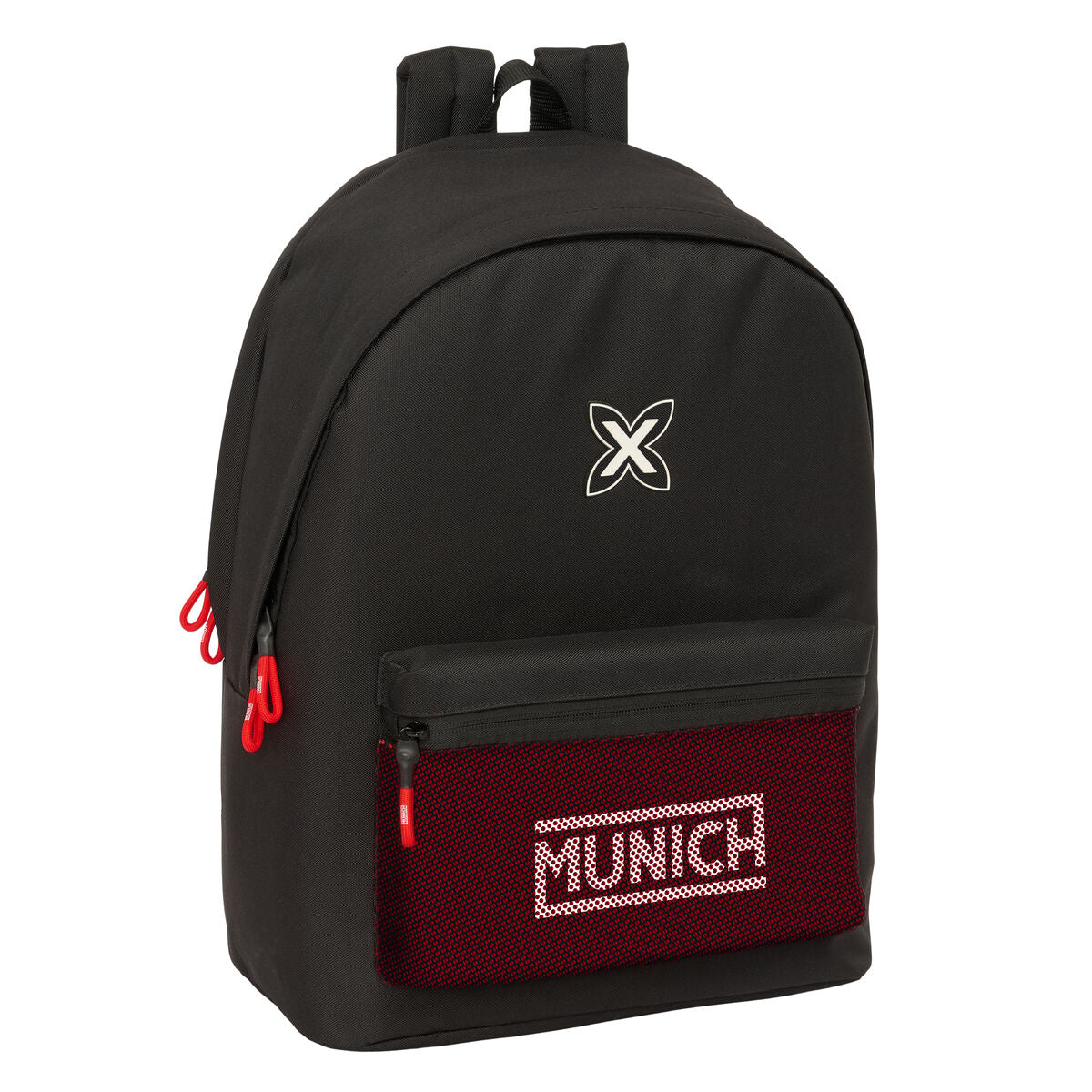Ghiozdan Munich +usb munich Negru 31 x 44 x 18 cm - Birou și papetărie, Material școlar și educațional