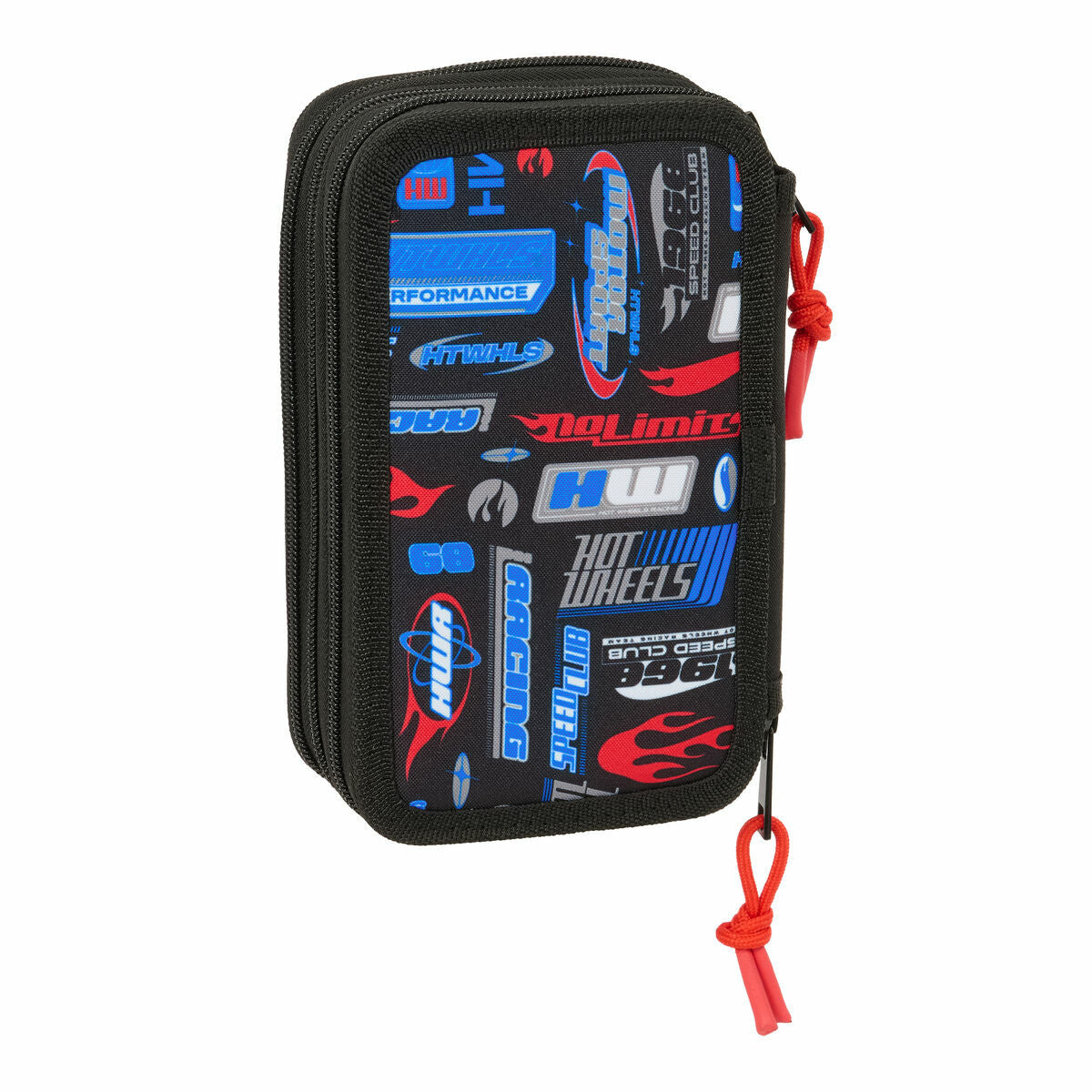 Geantă Universală Hot Wheels Multicolor 12,5 x 19,5 x 5,5 cm 37 Piese - Birou și papetărie, Material școlar și educațional