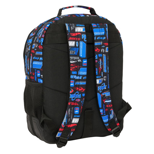 Ghiozdan Hot Wheels Multicolor 32 x 42 x 15 cm - Birou și papetărie, Material școlar și educațional
