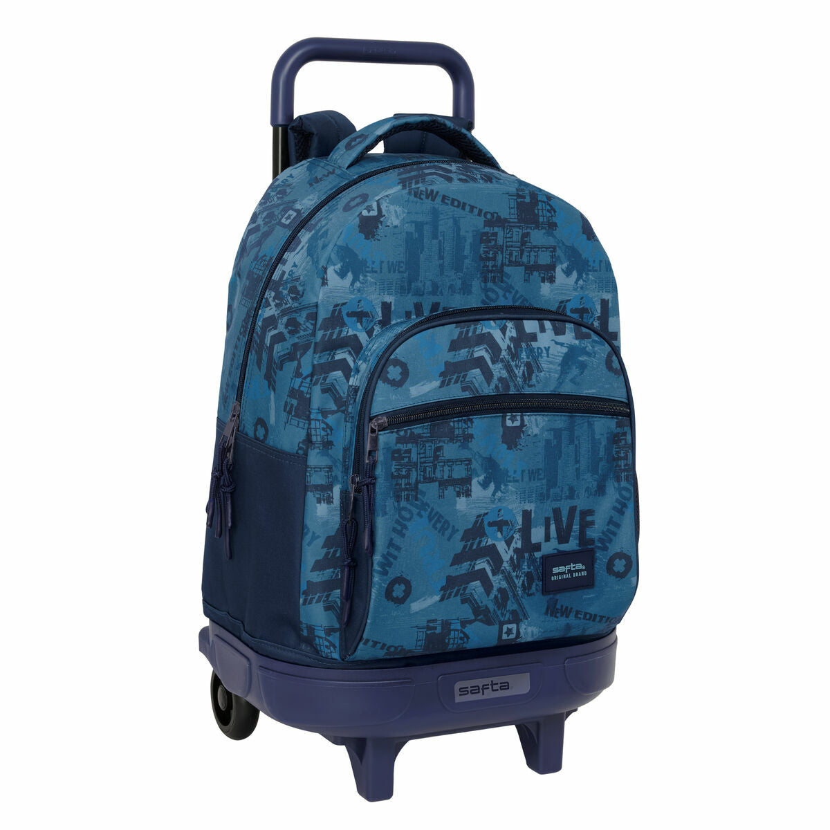 Ghiozdan Safta New edition Bleumarin 33 x 45 x 22 cm - Birou și papetărie, Material școlar și educațional
