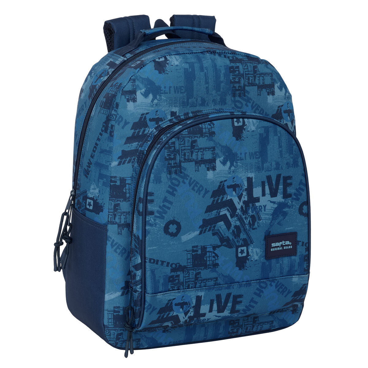 Ghiozdan Safta New edition Bleumarin 32 x 42 x 15 cm - Birou și papetărie, Material școlar și educațional