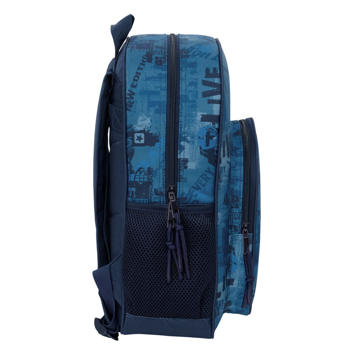 Ghiozdan Safta New edition Bleumarin 32 x 38 x 12 cm - Birou și papetărie, Material școlar și educațional