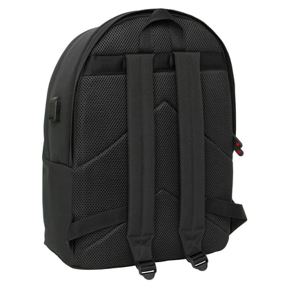 Ghiozdan El Ganso +usb el ganso basics Negru 31 x 44 x 18 cm - Birou și papetărie, Material școlar și educațional