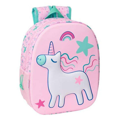 Ghiozdan 3D Safta 27 x 33 x 10 cm Unicorn - Birou și papetărie, Material școlar și educațional