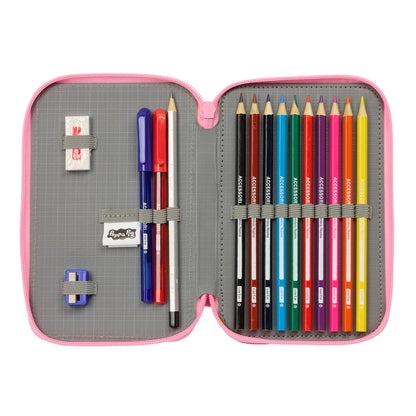 Geantă Universală Peppa Pig Baby pig Multicolor 12.5 x 19.5 x 4 cm 29 Piese - Birou și papetărie, Material școlar și educațional