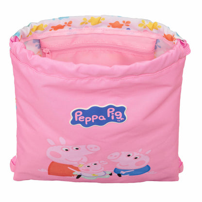 Geantă Rucsac cu Bretele Peppa Pig Baby pig Multicolor 26 x 34 x 1 cm - Birou și papetărie, Material școlar și educațional