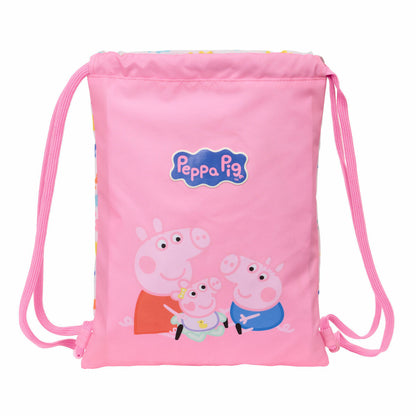Geantă Rucsac cu Bretele Peppa Pig Baby pig Multicolor 26 x 34 x 1 cm - Birou și papetărie, Material școlar și educațional