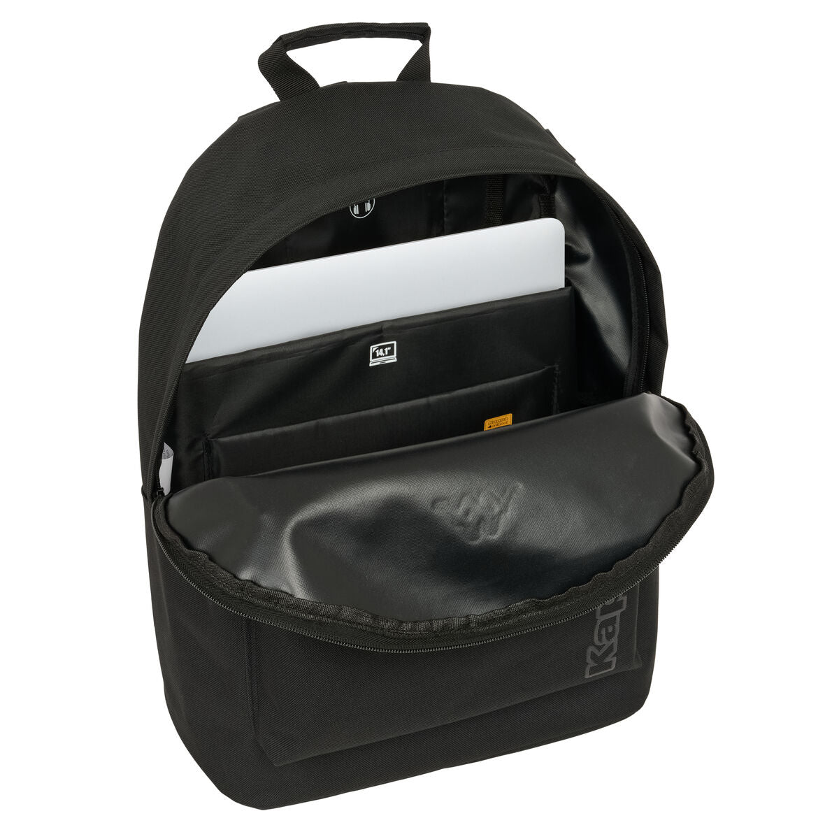 Ghiozdan Kappa kappa basics Negru 31 x 41 x 16 cm - Birou și papetărie, Material școlar și educațional