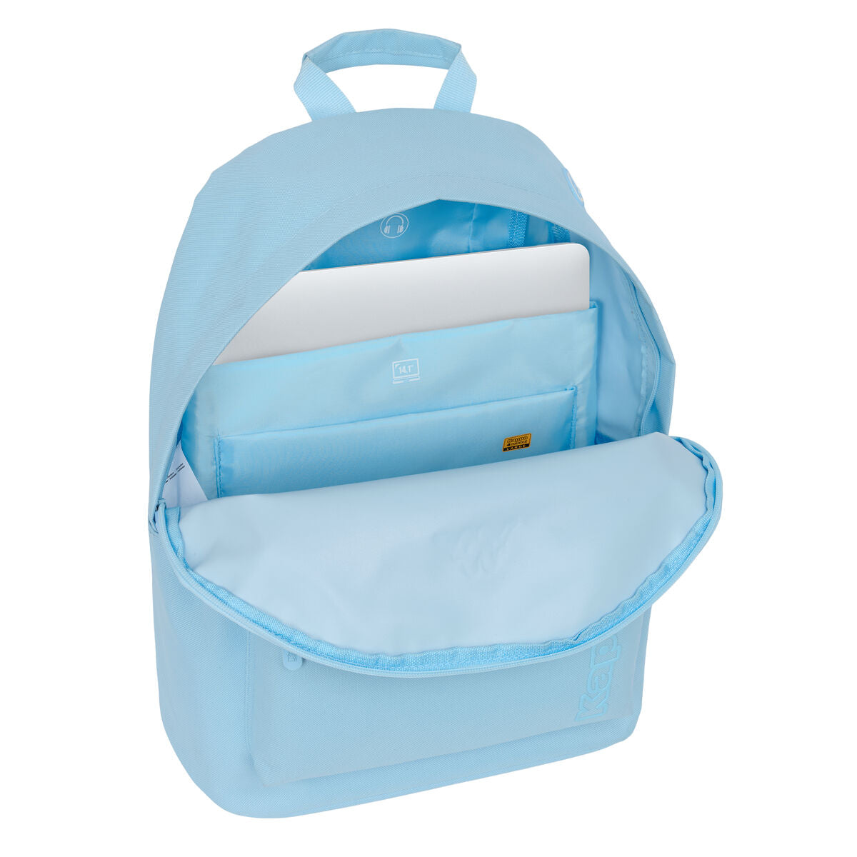 Ghiozdan Kappa kappa basics Celeste 31 x 41 x 16 cm - Birou și papetărie, Material școlar și educațional