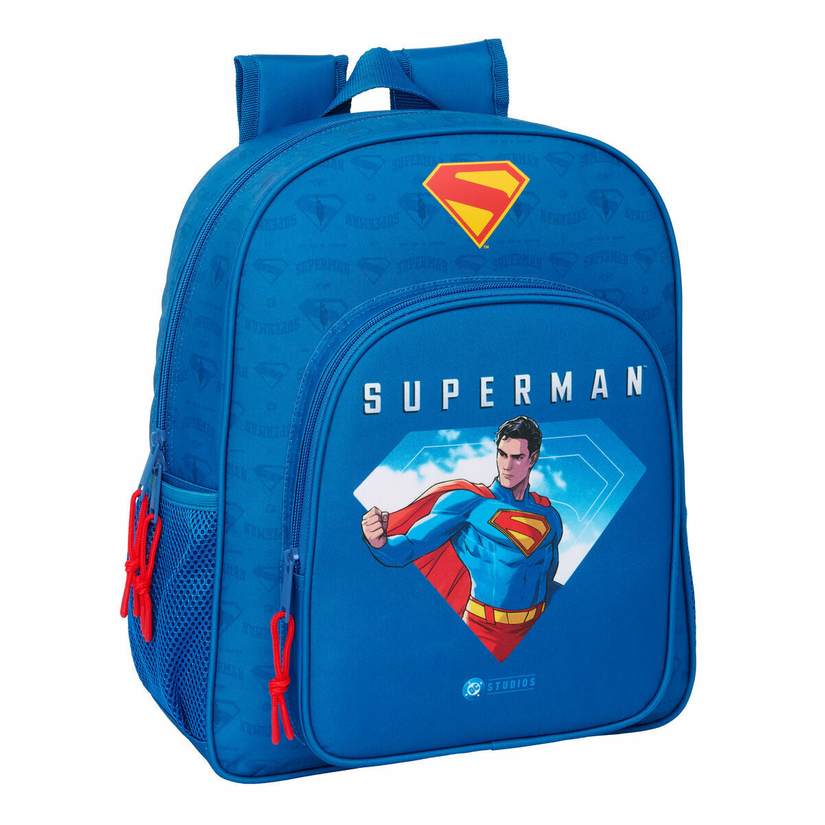 Ghiozdan Superman Albastru 32 x 38 x 12 cm - Birou și papetărie, Material școlar și educațional