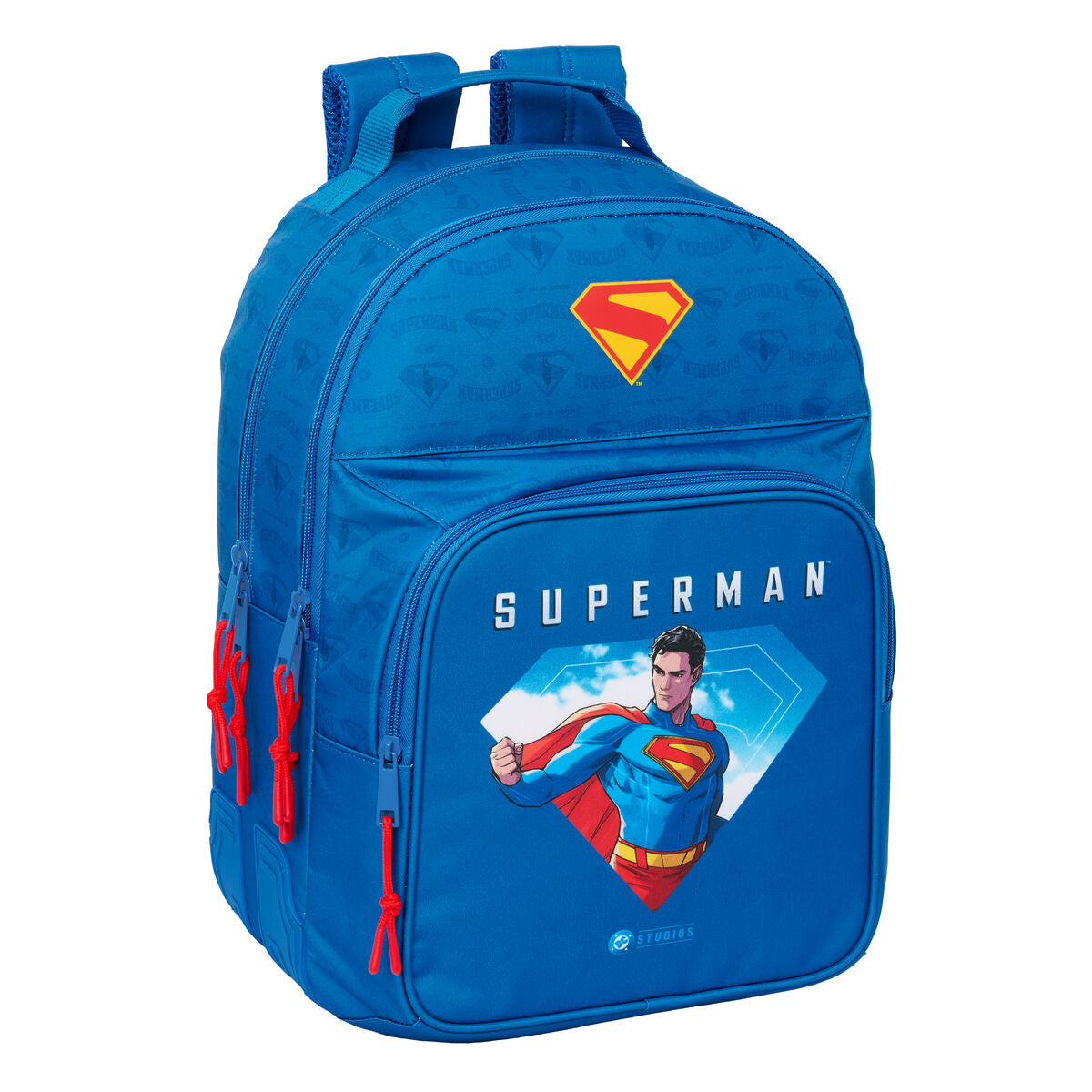 Ghiozdan Superman Albastru 32 x 42 x 15 cm - Birou și papetărie, Material școlar și educațional
