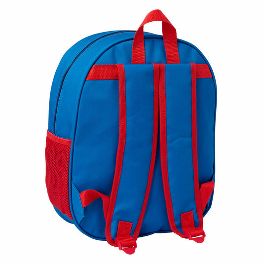 Ghiozdan Superman Albastru - Birou și papetărie, Material școlar și educațional
