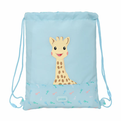Geantă Rucsac cu Bretele Sophie la Girafe Albastru 26 x 34 x 1 cm - Birou și papetărie, Material școlar și educațional
