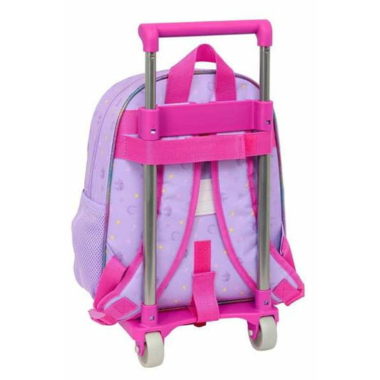 Ghiozdan cu Roți Unicorn Academy Liliachiu 28 x 34 x 10 cm - Birou și papetărie, Material școlar și educațional