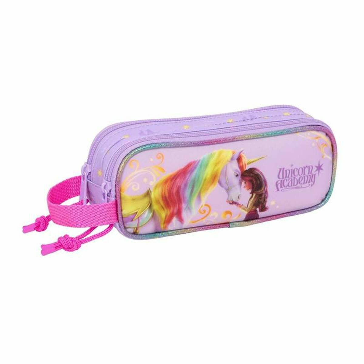 Penar dublu Unicorn Academy Liliachiu 21 x 8 x 6 cm - Birou și papetărie, Material școlar și educațional