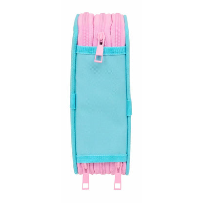 Penar Triplu Stitch Albastru 12,5 x 19,5 x 5,5 cm 37 Piese - Birou și papetărie, Material școlar și educațional