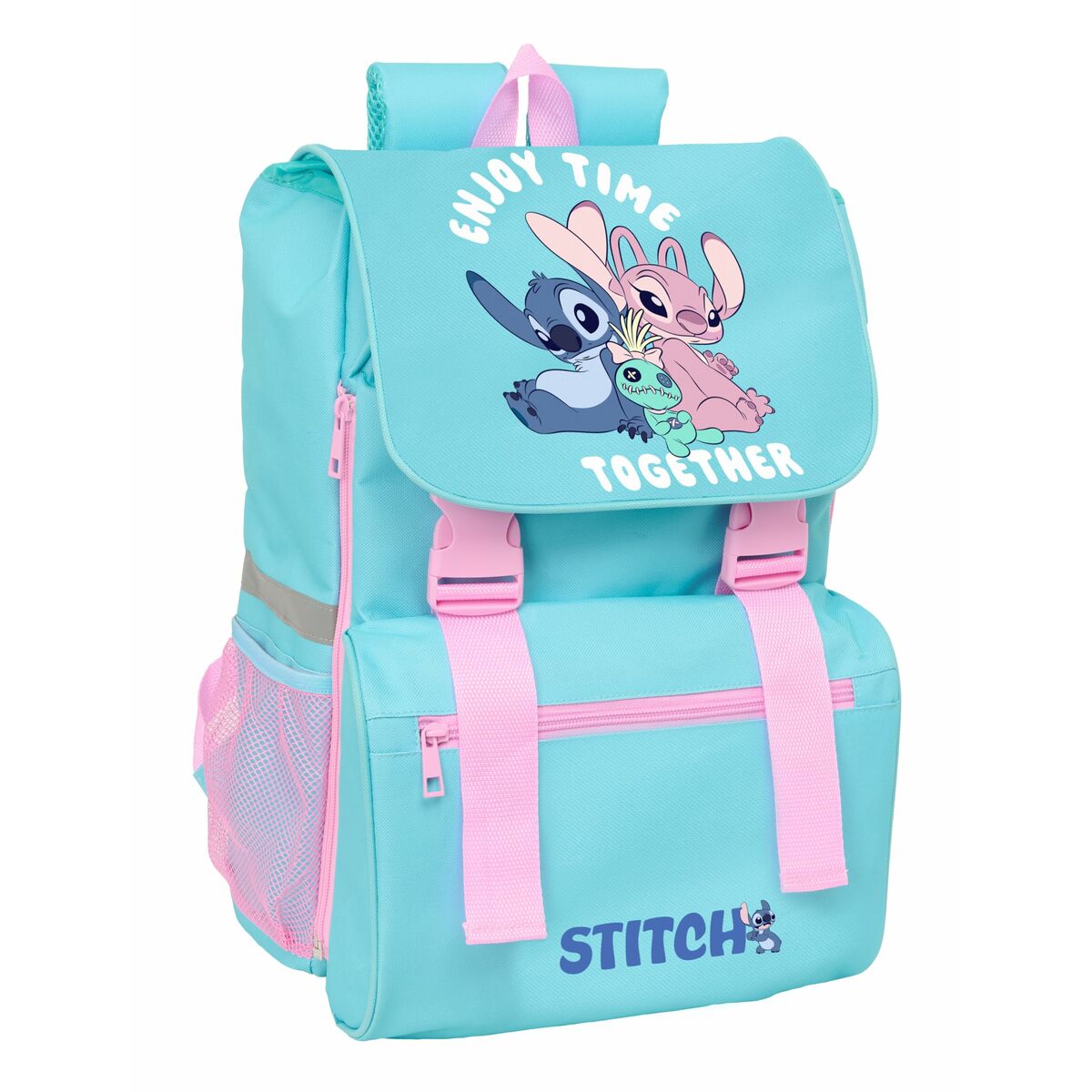 Ghiozdan Stitch Albastru 18,5 x 41 x 15 cm - Birou și papetărie, Material școlar și educațional