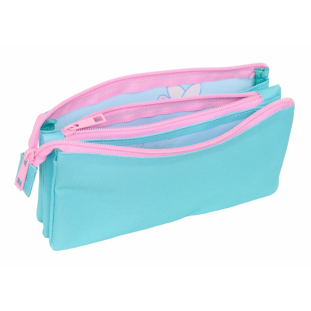 Penar triplu Stitch Albastru 22 x 12 x 3 cm - Birou și papetărie, Material școlar și educațional