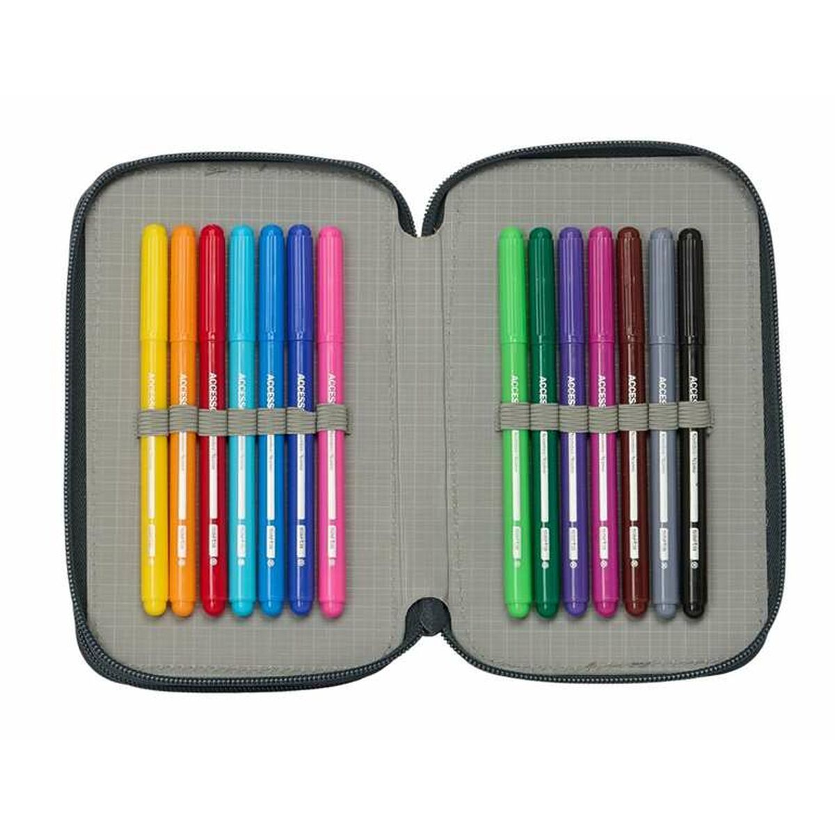 Creion dublu Real Madrid C.F. 25/26 12,5 x 19,5 x 4 cm - Birou și papetărie, Material școlar și educațional