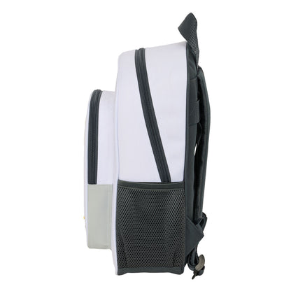 Ghiozdan Real Madrid C.F. Alb 28 x 34 x 10 cm - Birou și papetărie, Material școlar și educațional