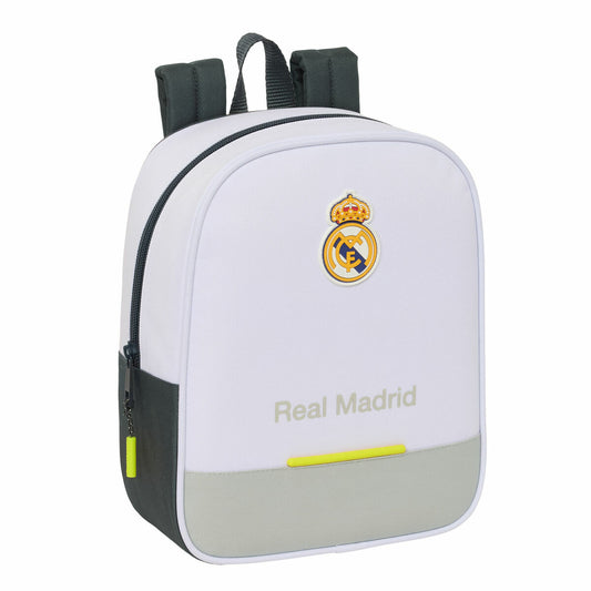 Ghiozdan Real Madrid C.F. Alb 22 x 10 x 27 cm - Birou și papetărie, Material școlar și educațional