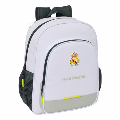 Ghiozdan Real Madrid C.F. Alb 32 x 38 x 12 cm - Birou și papetărie, Material școlar și educațional