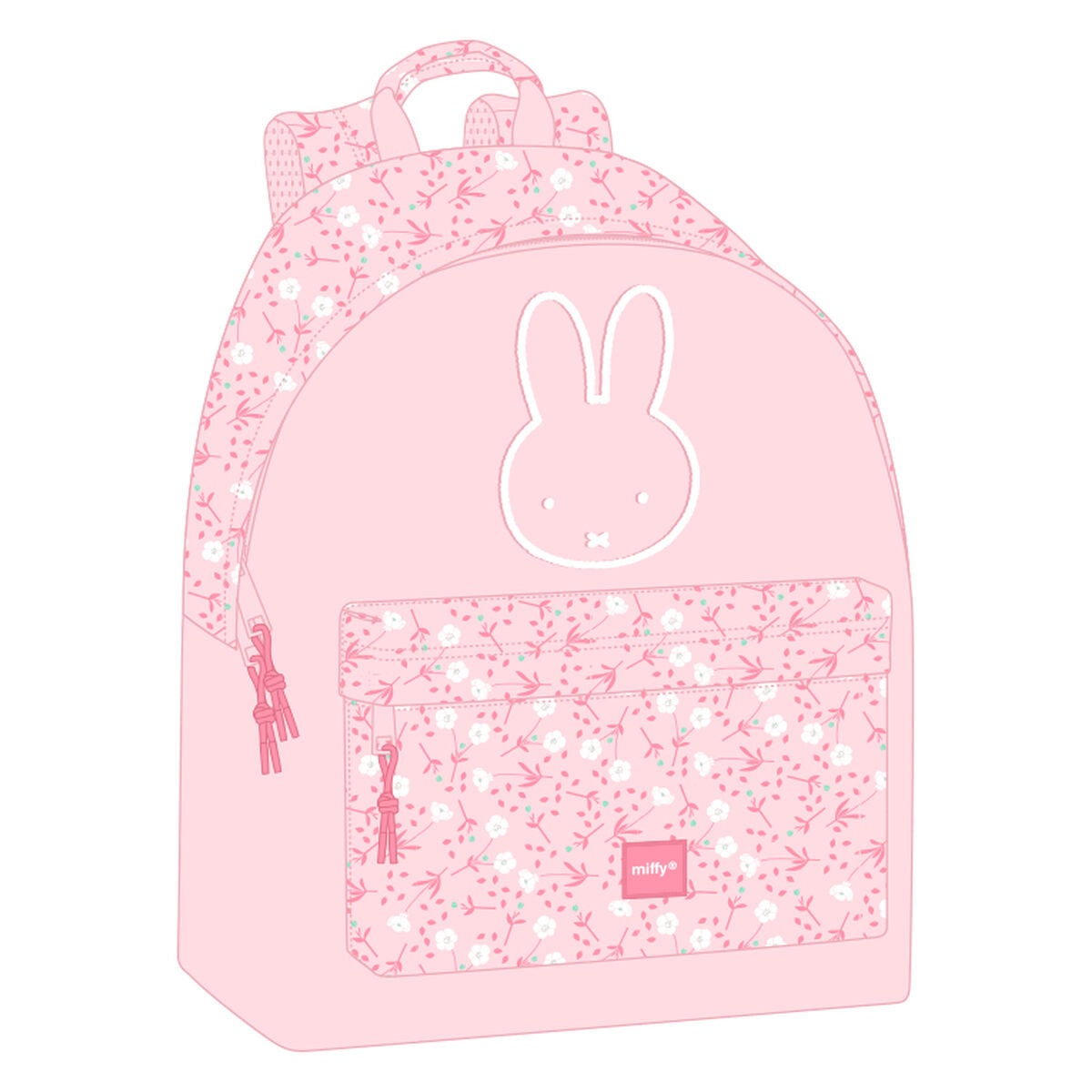 Ghiozdan Miffy miffy 31 x 41 x 16 cm - Birou și papetărie, Material școlar și educațional