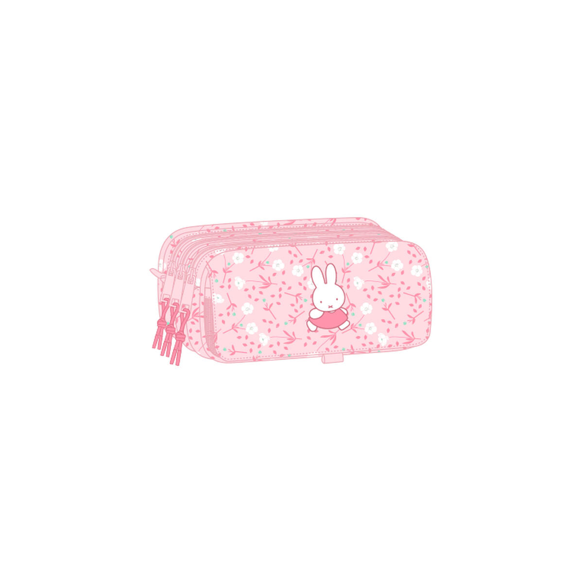 Geantă Universală Miffy Flores 21,5 x 10 x 8 cm - Birou și papetărie, Material școlar și educațional