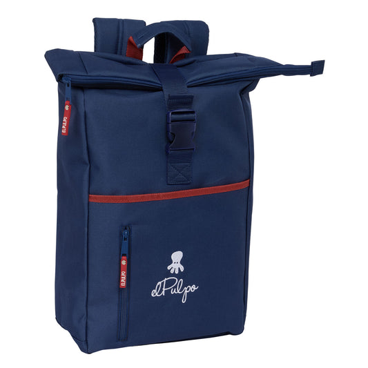 Ghiozdan El Pulpo Bleumarin 28 x 42 x 13 cm - Birou și papetărie, Material școlar și educațional