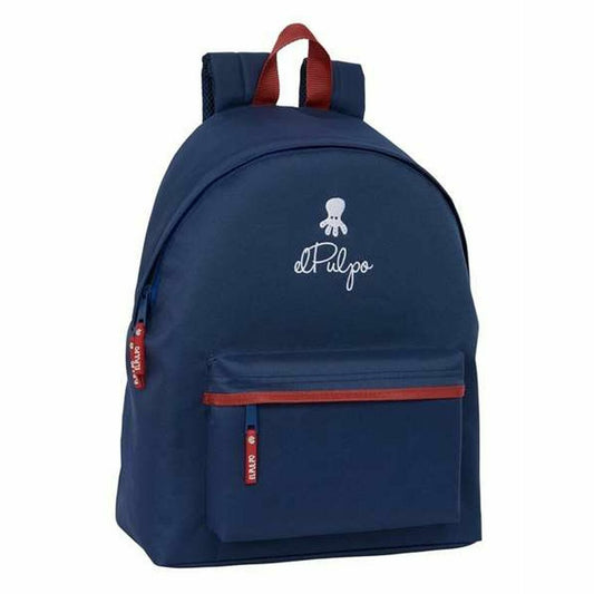 Ghiozdan El Pulpo Bleumarin 33 x 42 x 15 cm - Birou și papetărie, Material școlar și educațional