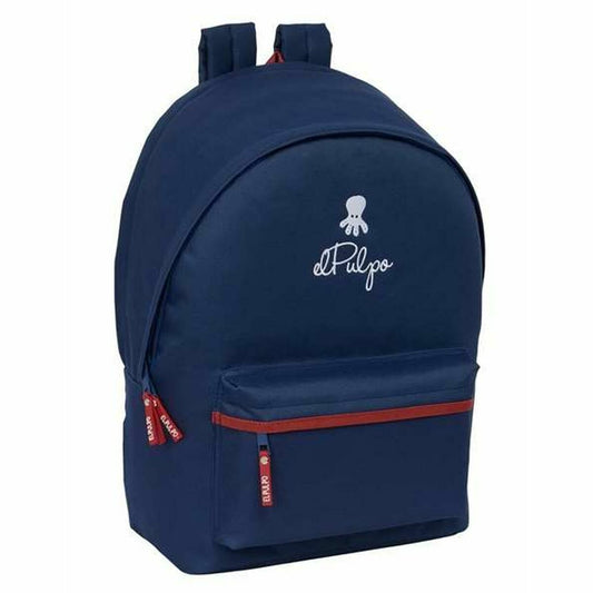 Ghiozdan El Pulpo Bleumarin 31 x 44 x 18 cm - Birou și papetărie, Material școlar și educațional