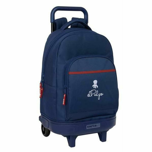 Ghiozdan cu Roți El Pulpo Bleumarin 33 x 45 x 22 cm - Birou și papetărie, Material școlar și educațional