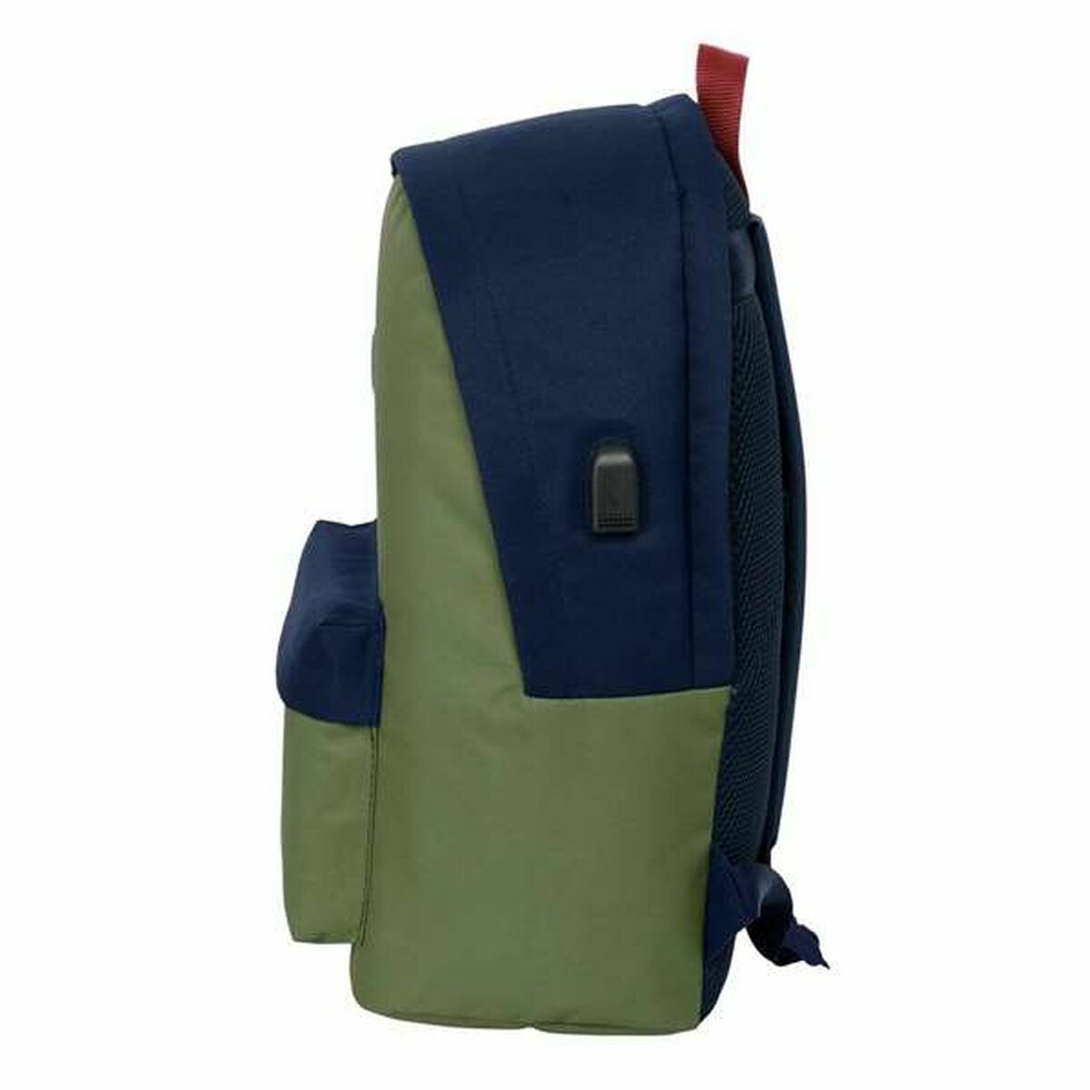Ghiozdan El Pulpo Bleumarin Kaki 31 x 44 x 18 cm - Birou și papetărie, Material școlar și educațional
