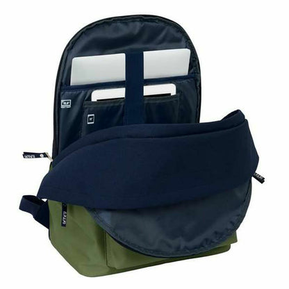 Ghiozdan El Pulpo Bleumarin Kaki 31 x 44 x 18 cm - Birou și papetărie, Material școlar și educațional