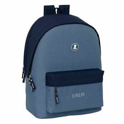 Ghiozdan El Pulpo Albastru Bleumarin 31 x 44 x 18 cm - Birou și papetărie, Material școlar și educațional