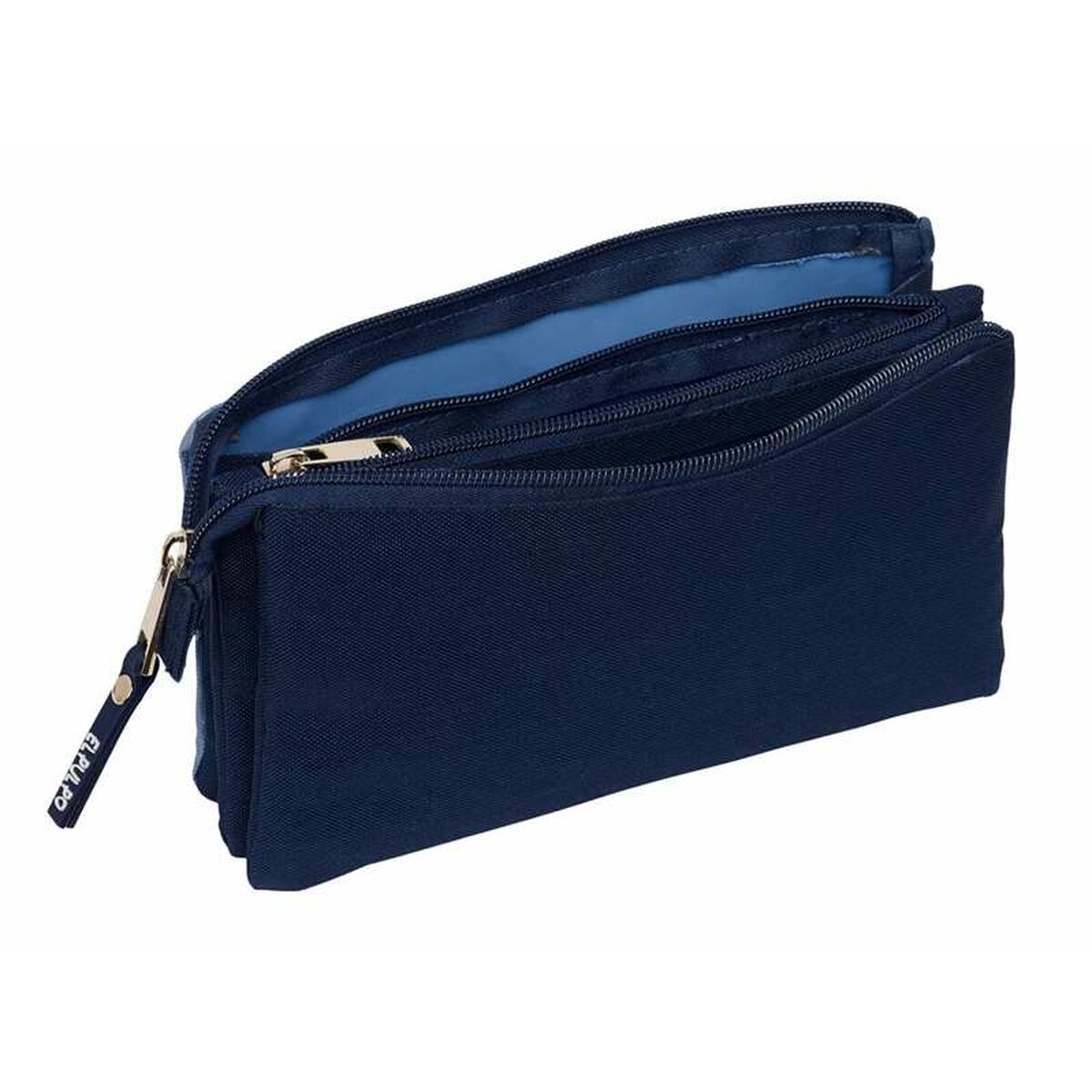 Penar triplu El Pulpo Albastru Bleumarin 22 x 12 x 3 cm - Birou și papetărie, Material școlar și educațional