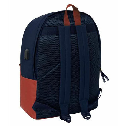 Ghiozdan El Pulpo Roșu Bleumarin 31 x 44 x 18 cm - Birou și papetărie, Material școlar și educațional