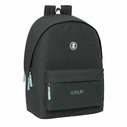 Ghiozdan El Pulpo Gri 31 x 44 x 18 cm - Birou și papetărie, Material școlar și educațional