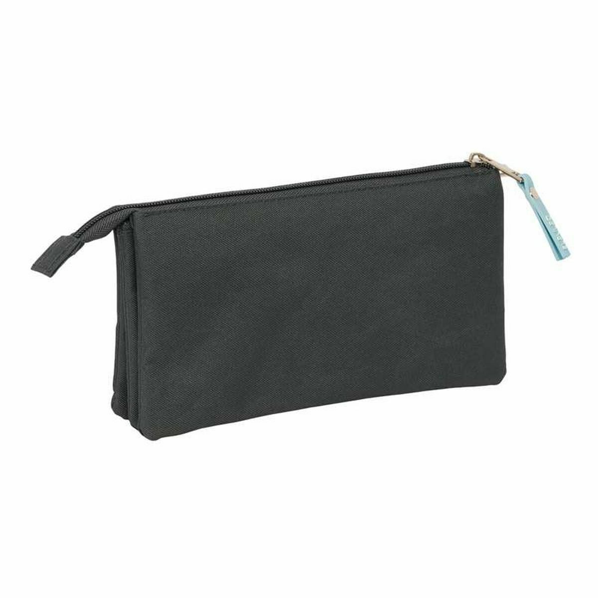 Penar triplu El Pulpo Gri 22 x 12 x 3 cm - Birou și papetărie, Material școlar și educațional