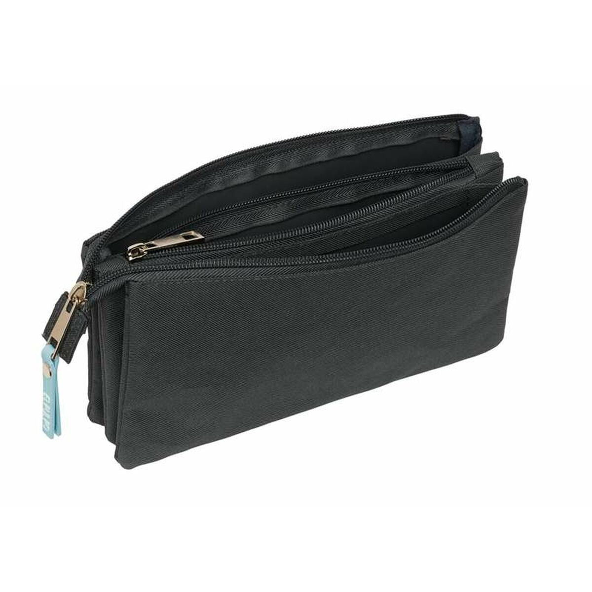 Penar triplu El Pulpo Gri 22 x 12 x 3 cm - Birou și papetărie, Material școlar și educațional